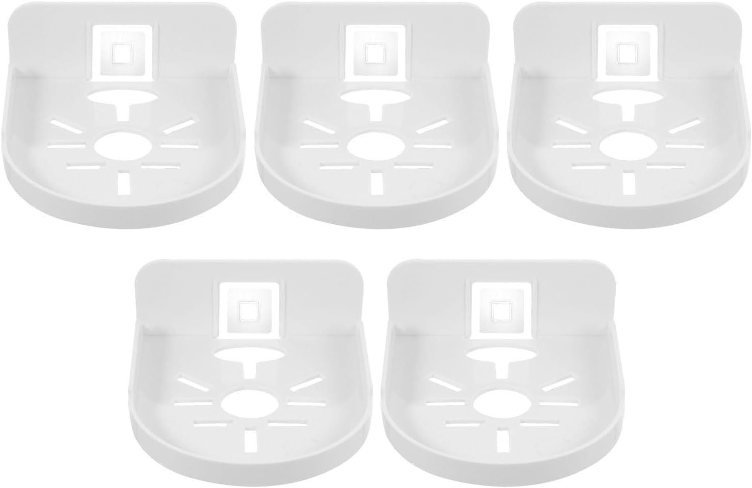 Mipcase 5 Pack Acrylic Wall Mount Floating Shelf for Camera and Speaker