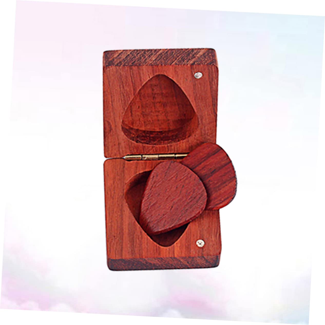 Abaodam Lot De 3 Médiators Étui De Rangement pour Médiators De Guitare Boîte avec Médiators 2 Pièces X 3