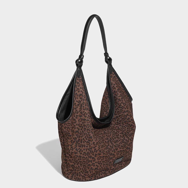 New Leopard Print Tote Bags for Women Large Capacity Travel Shoulder Purses, Women's Fashion Shopping Handbag - Image 2