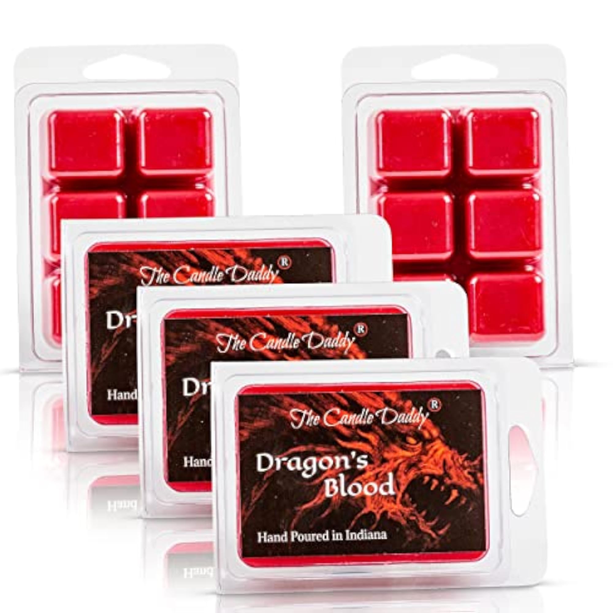 Dragon's Blood Scented Wax Cubes, 5 Packs