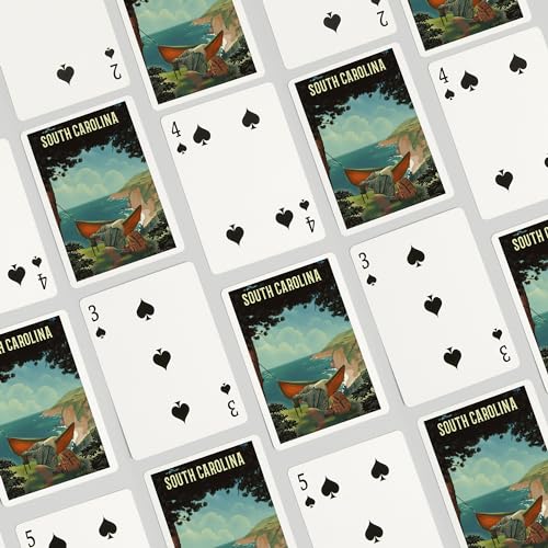 Lantern Press South Carolina, Cartas Poker 52 Unidades miniatura 4
