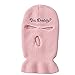 Ski Mask 3 Hole Ski Mask Yes Daddy Balaclava Winter Full Face Cover Knit Beanie for Men Women (One Size, Pink)