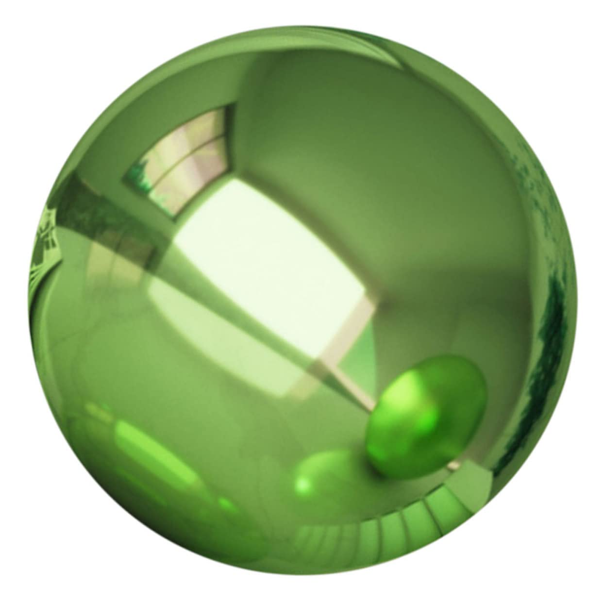 Sfera riflettente da giardino, 2 pezzi, decorazione che adorna il globo riflettente per l'osservazione esterna, sfera infrangibile, per specchi esterni, sfera da giardino, sfera lucidante in acciaio