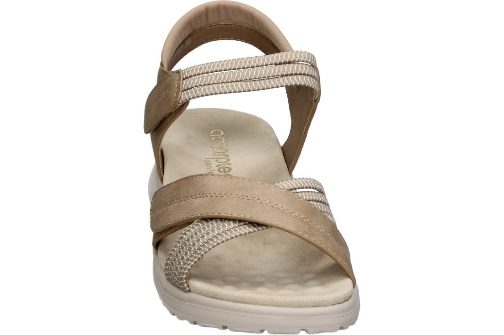 amarpies | Sandalias con Cuña Mujer – Sandalia Estilosa con Detalles – Cuña Media y Cómoda – Versátiles y Estilosas – Modelo ABZ30159