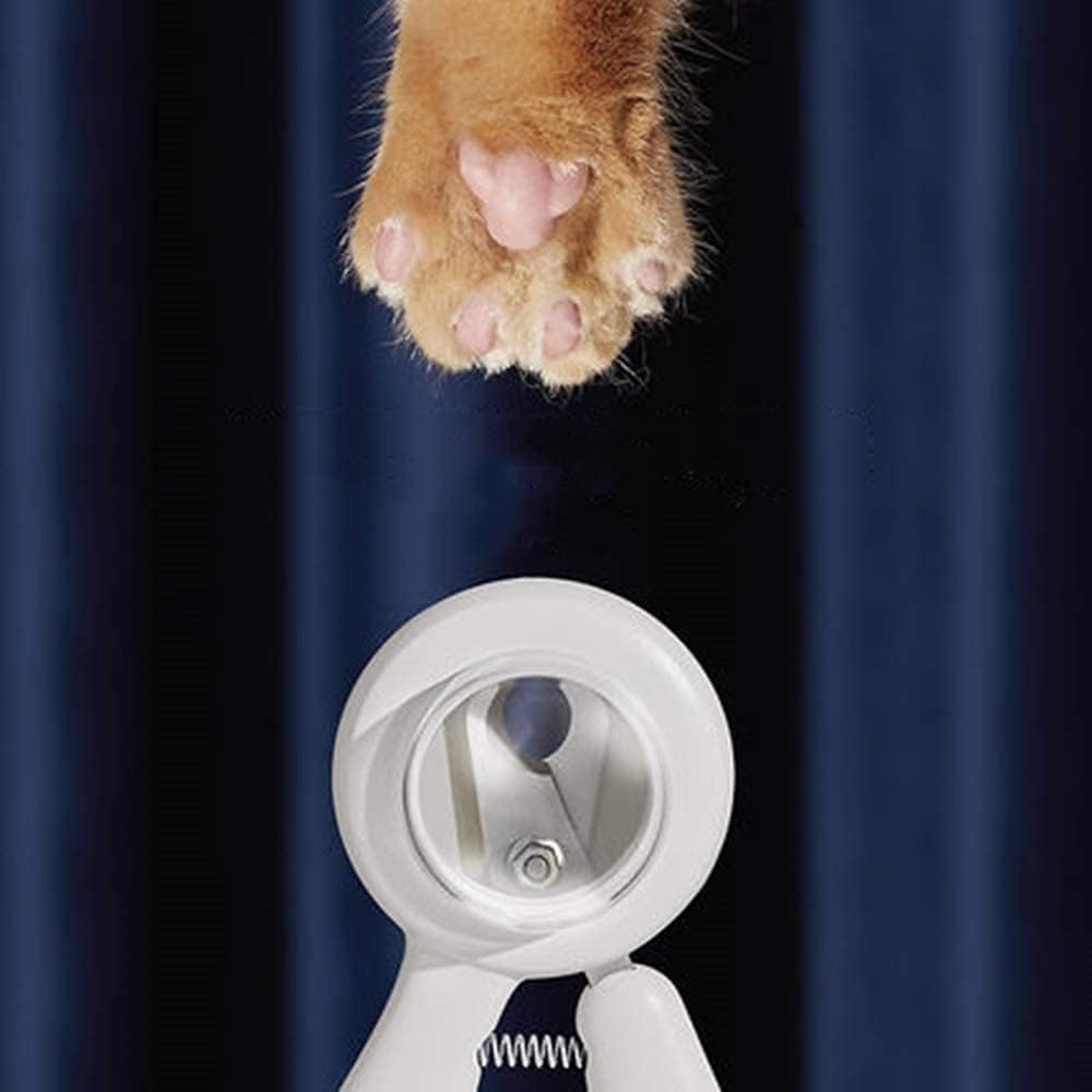 Pet Cat Nail Clippers, Nail Clippers, Sharpening Cat Claws Novice Artifact Anti Splash Dog Nail Clippers, and Trimmer for Small Cats
