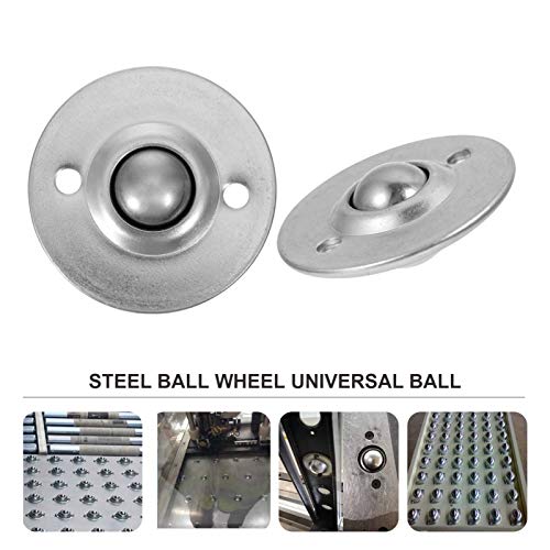 VILLCASE Rolamentos de Transferência de Esferas de 10Pcs de Aço Carbono Unidade de Mesa de Rolos de