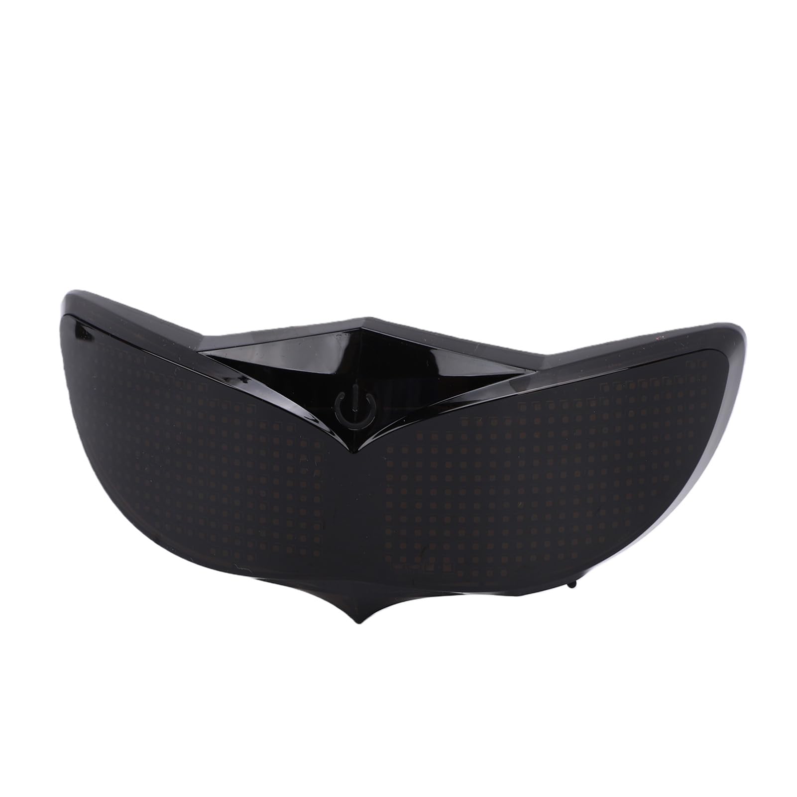 Pantalla Divertida con Luz LED para Casco con Alertas de Seguridad Inteligentes para Ciclistas Nocturnos, Material de PC Duradero, 1 Unidad