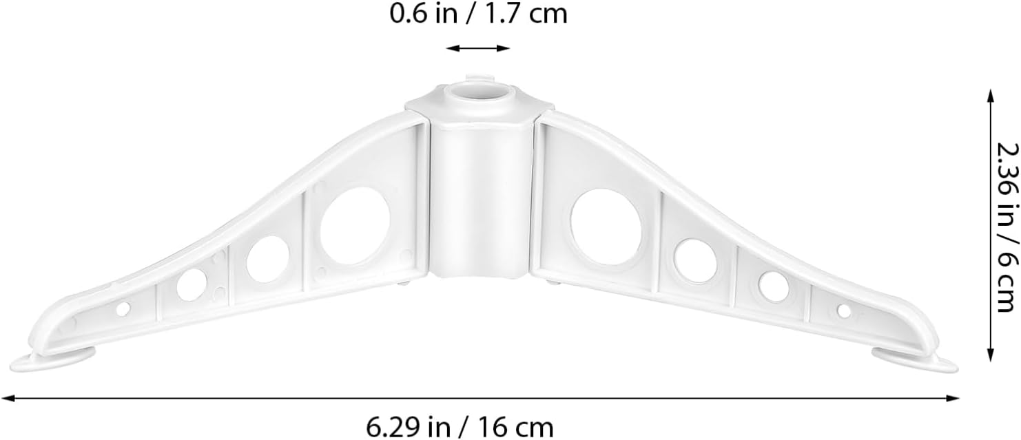 Cabilock Christmas Tree Stand for Small Artificial Tree Plastic Rotating Christmas Tree Base Pole Stand for DIY Craft Supply Tree Holder