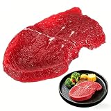 VOSCHOIX Fake Steak Prop : Realistic Food Steak Ornament Simulation Play Food Meat Model for Home Restaurant...