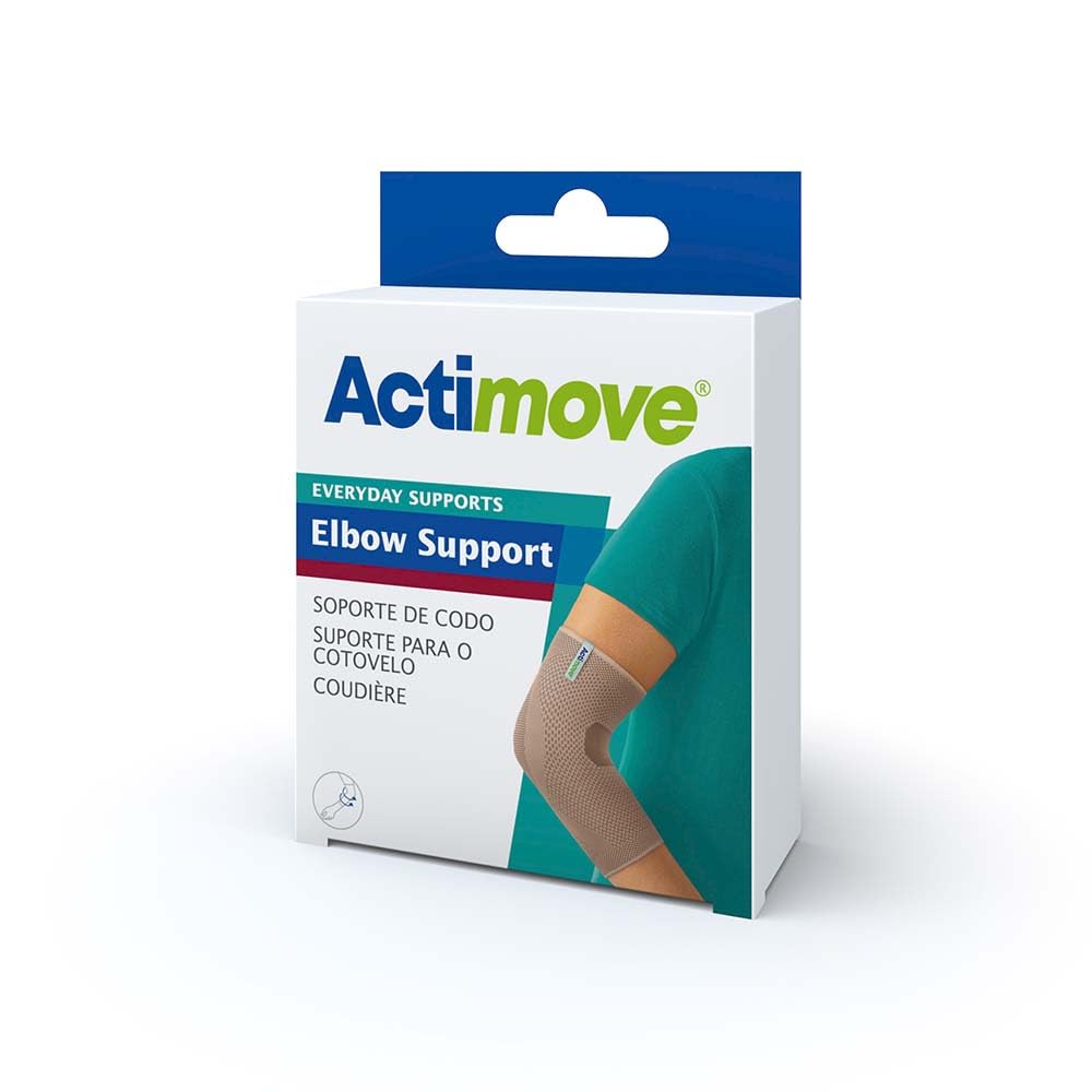 Actimove Everyday Supports Ellenbogenbandage für Herren/Damen, Slip-on Ellenbogenbandage für Sehnenentzündung, Tennisellenbogen-Bandage, Golfer-Ellenbogen-Behandlung, Arthritis, Workouts,