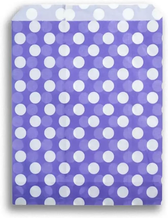 ezkart, Purple Polka, 5x7-100 Bags - Image 3