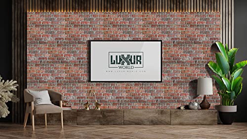 Luxur World 3D Brick Wall Panels - Pack Of 3 | Luxurious Stone Cladding For Living Rooms, Bedrooms, And More | Acoustic And Decorative | Easy Installation | 16.6 Sqft Coverage | Sp-0021 #TOP4