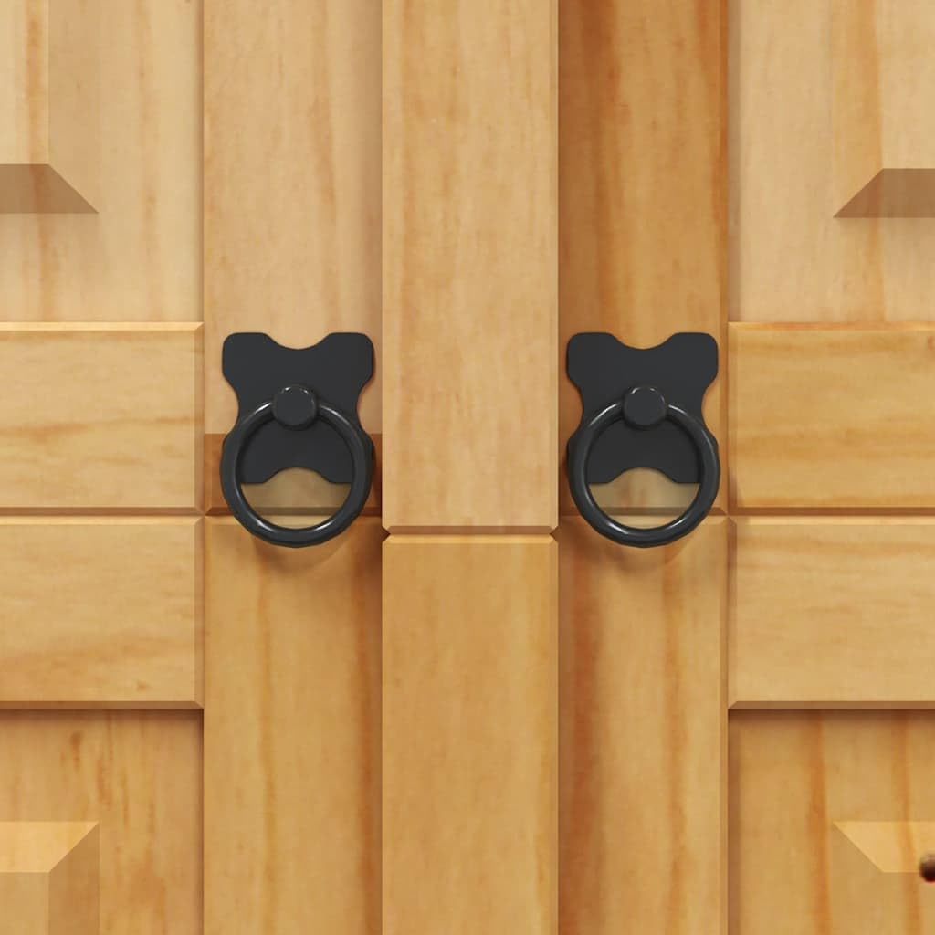 vidaXL Armadio Legno di Pino Messicano Corona Range 3 Ante Mobile Guardaroba