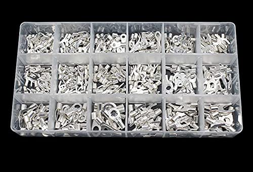 O端子 U端子 セット 18種 420個 ケース入 棒端子 圧着端子 裸端子 丸形 先開形 端子 電線接続 ケーブル パーツ