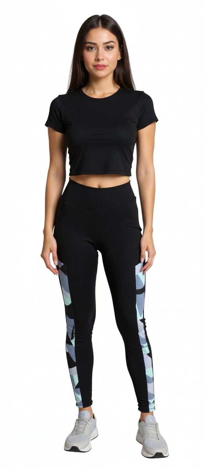 kgn hub KGN High Waist Gym Pants for Women Workout – Squat-Proof, Stretchable Yoga Jeggings Pants | Comfortable Sports Leggings for Workout - Active wear for Women Gym-picture-26