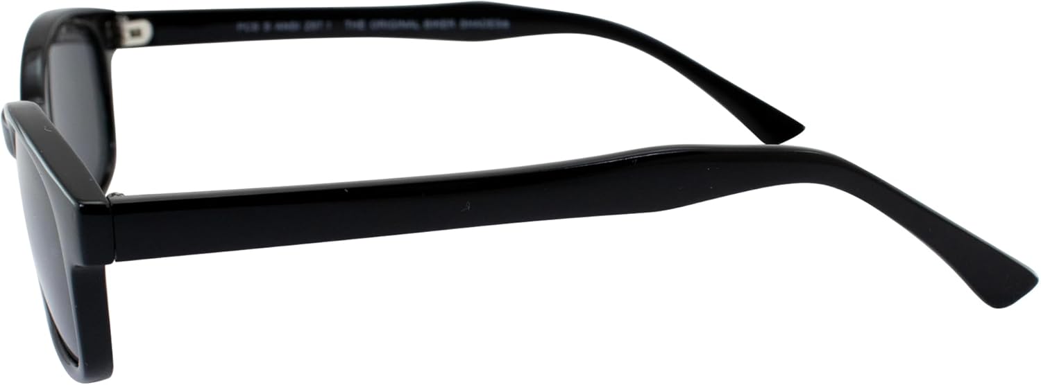 Original KD's Biker Sunglasses 2-pack Clear and Smoke Lenses, Black, Adult