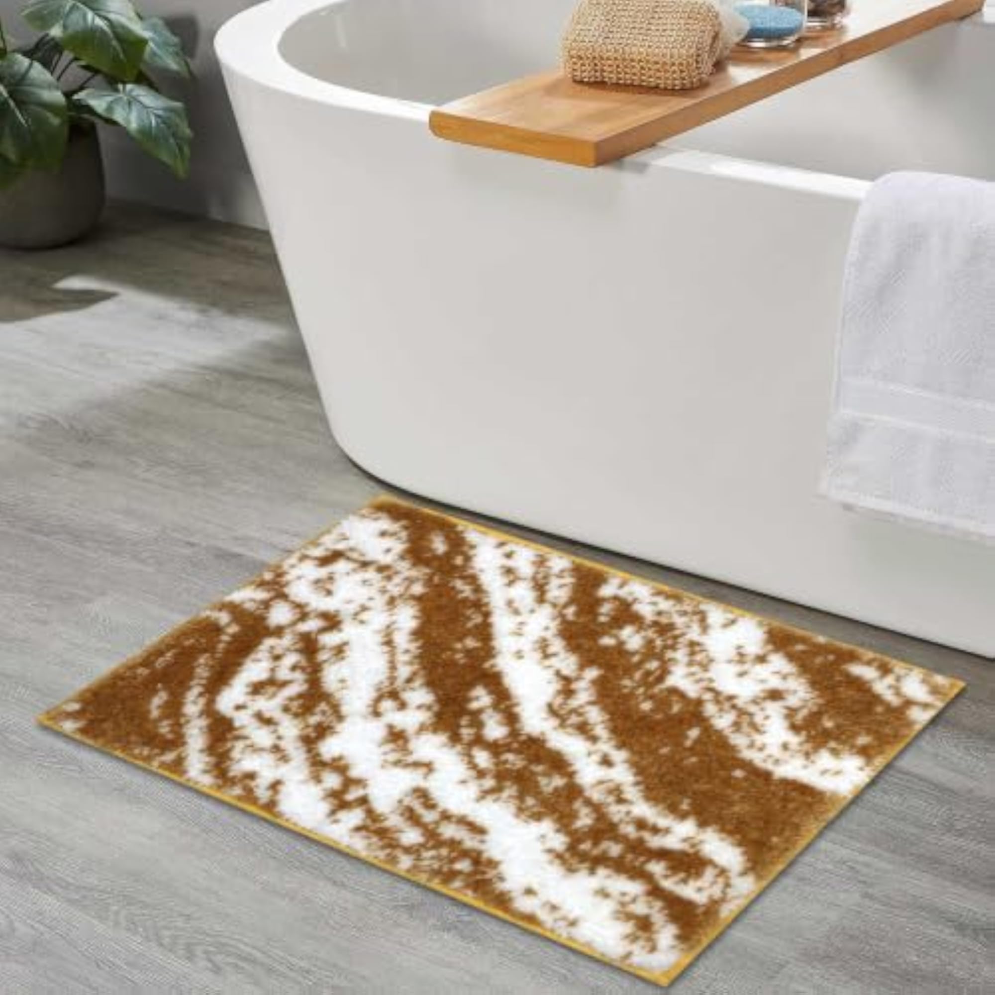 Super Soft Washable Doormat, Rubber Backing for Home