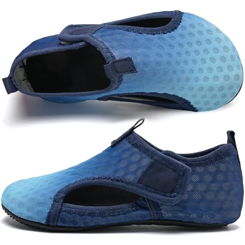 Image of WateLves Kids Water Shoes Toddler Girls Boys Barefoot Non-Slip Quick Dry Aqua Socks for Beach Swim Walking