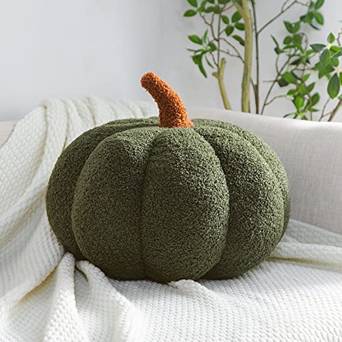 Yestrong Almohadas de calabaza, almohada de calabaza, peluche esponjoso, calabaza, esponjoso, 8 pulgadas, calabaza, calabaza, juguetes de peluche (7.8 pulgadas, blanco)