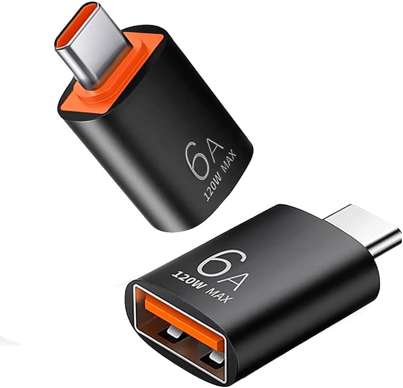 Avigers USB C to USB Adapter 2 Pack, Type C to USB Converter, USB-C Male to USB A 3.0 Female Adapter OTG for iPhone 16/15 Pro Max, iPad, iMac, MacBook Pro, Dell XPS and More Type C