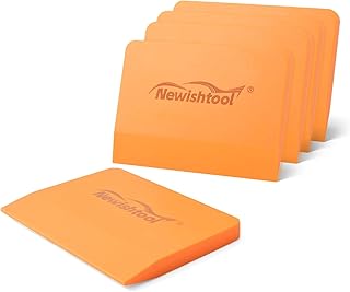 Soft Silicone Squeegee, Small Squeegee for Vinyl, 5 PCS PPF Squeegee Window Tint Squeegee V-Blade Scraper for Window Film Application, Car Paint Protective Film Installation & Water Removal