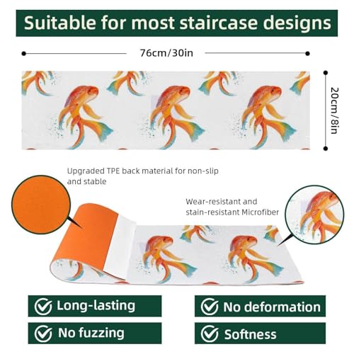 Peldaños de escalera para niños y ancianos que evitan resbalones en madera 3