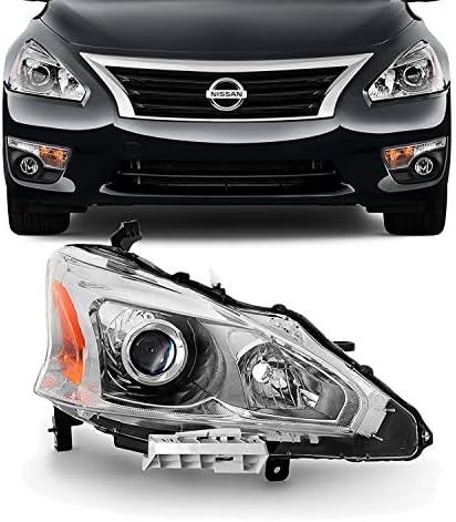 AKKON - For 13-15 Altima 4 Doors Sedan Halogen Type Headlight Lamp Passenger Right Side Direct Replacement