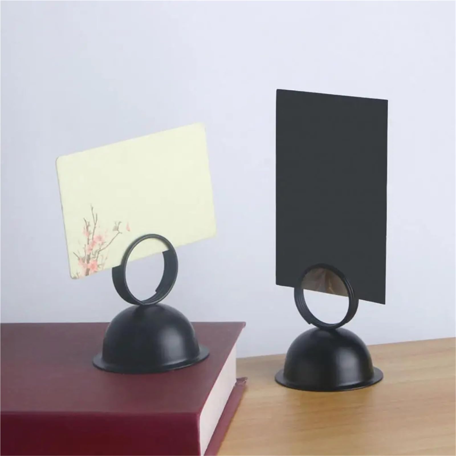 Porta carte pasto da 12 pezzi numeri tavolo in metallo segnaposto ad anello diviso Display for menu di ristorazione for banchetti nozze al ristorante per Matrimoni,Ristoranti