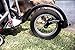 FreeWheel Wheelchair Attachment with Pneumatic Front Wheel Tire - Cool Wheelchair Accessories for Standard Frames and Standard Footrests (Black)
