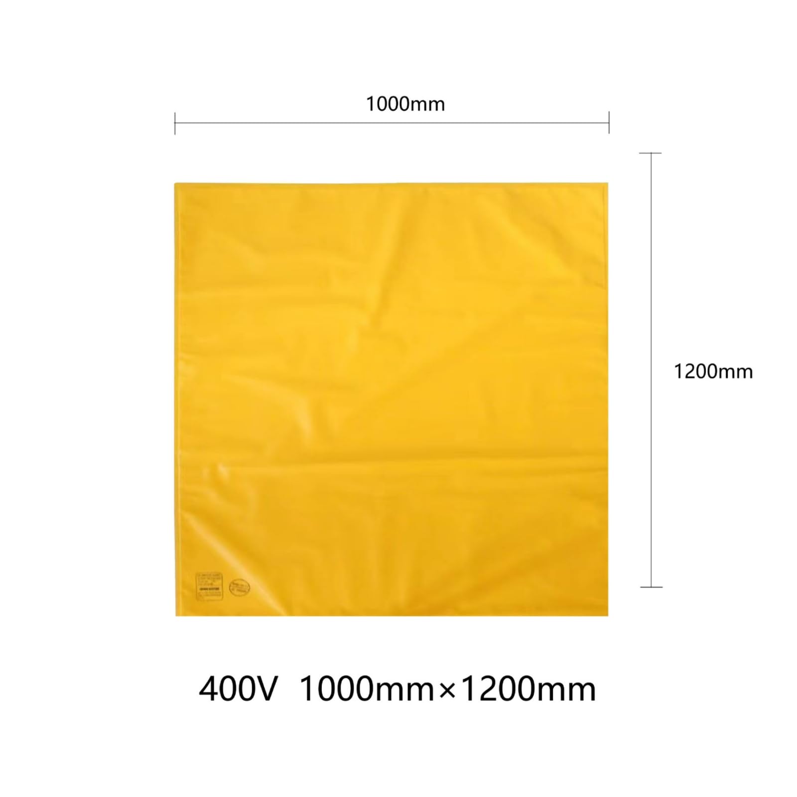 Tappeto Isolante Dielettrico Protettiva Coperta di Resina Gi Tappetino per Elettricisti, Manutentori, Cabine Elettriche, Quadri Elettrici, 1000mm X 1200mm