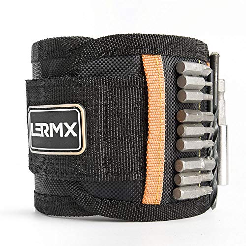Magnetic Wristband, LX LERMX Magnets for Holding Screws Nails Drill Bits Gifts Gadgets