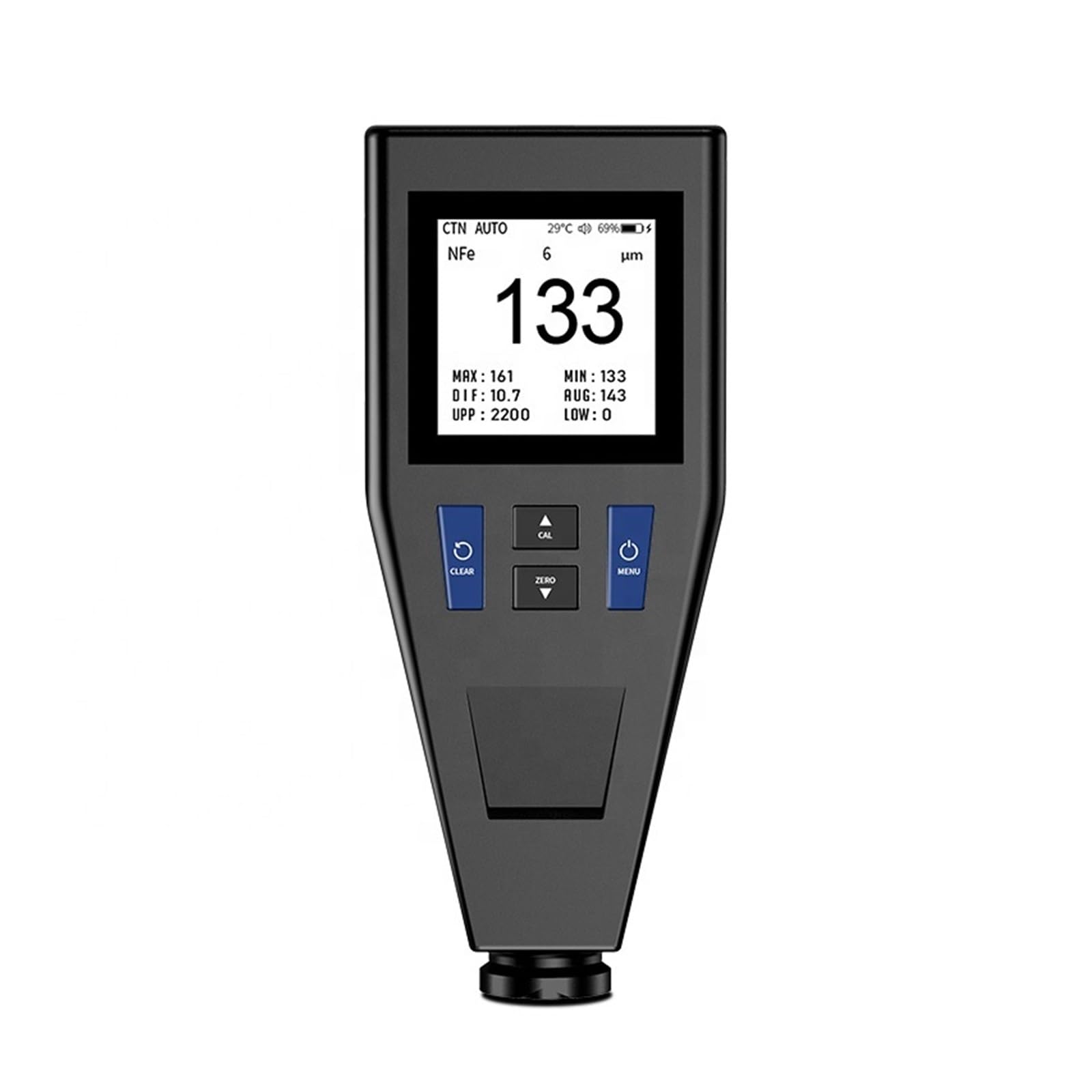 Car Detailing Painting Coating Film Tester Thickness Gauge Paint Meter Gauges for Industrial Inspection