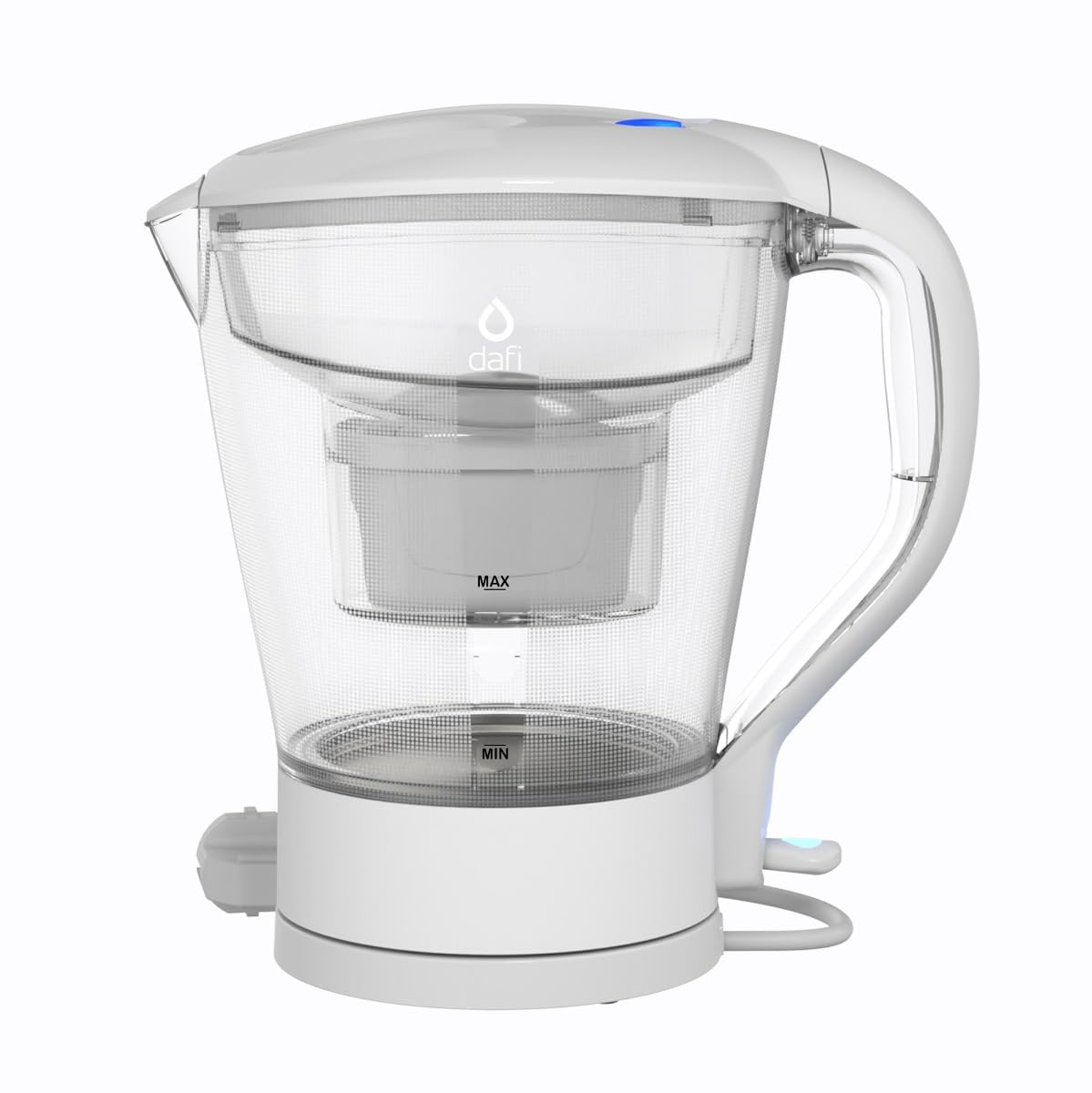 DAFI Czajnik filtrujący 2w1 0,8 l Biały + 6 filtrów AGD+ Unimax