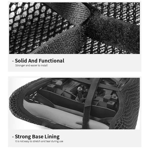 Selle trop chaude sur F900GS ? Solution housse siège maille 3D - 5