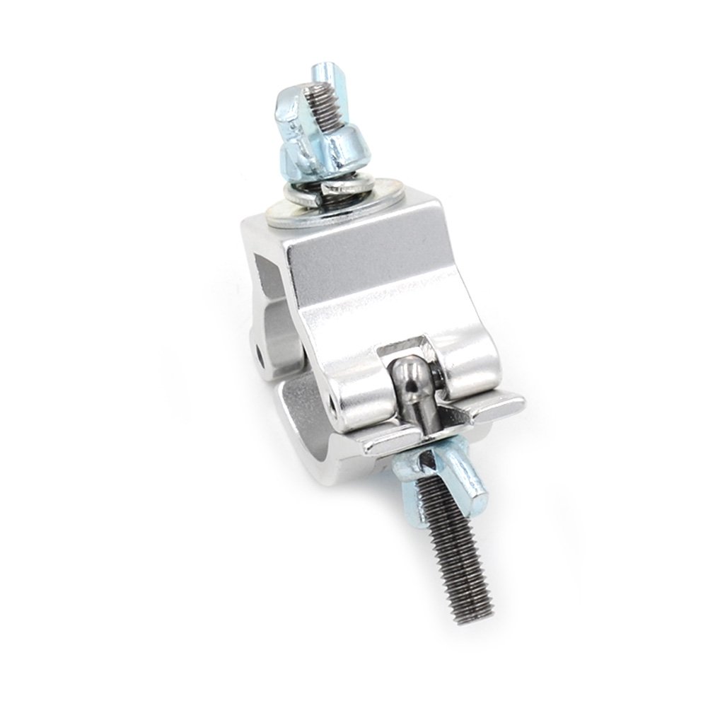 Truss Clamp, JLTPH Morsetto da palcoscenico in finitura di lega di alluminio, 32 – 35 mm, con testa girevole, confezione da 5