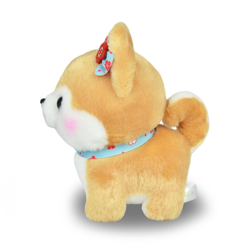 Amazon.co.jp: アミューズ まるたま豆しば三兄弟ST 小梅 ぬいぐるみ