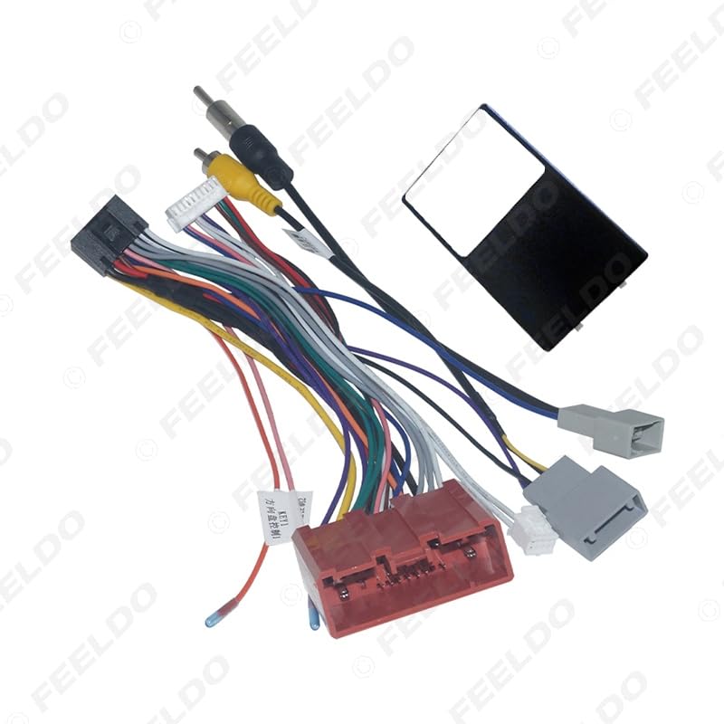 Car for Audio 16PIN CD/DVD Player Power Calbe Adapter with Canbus Box for Mazda CX-9 07-15 Stereo Plug Wiring Harness - (Color Name: B only canbus Box)