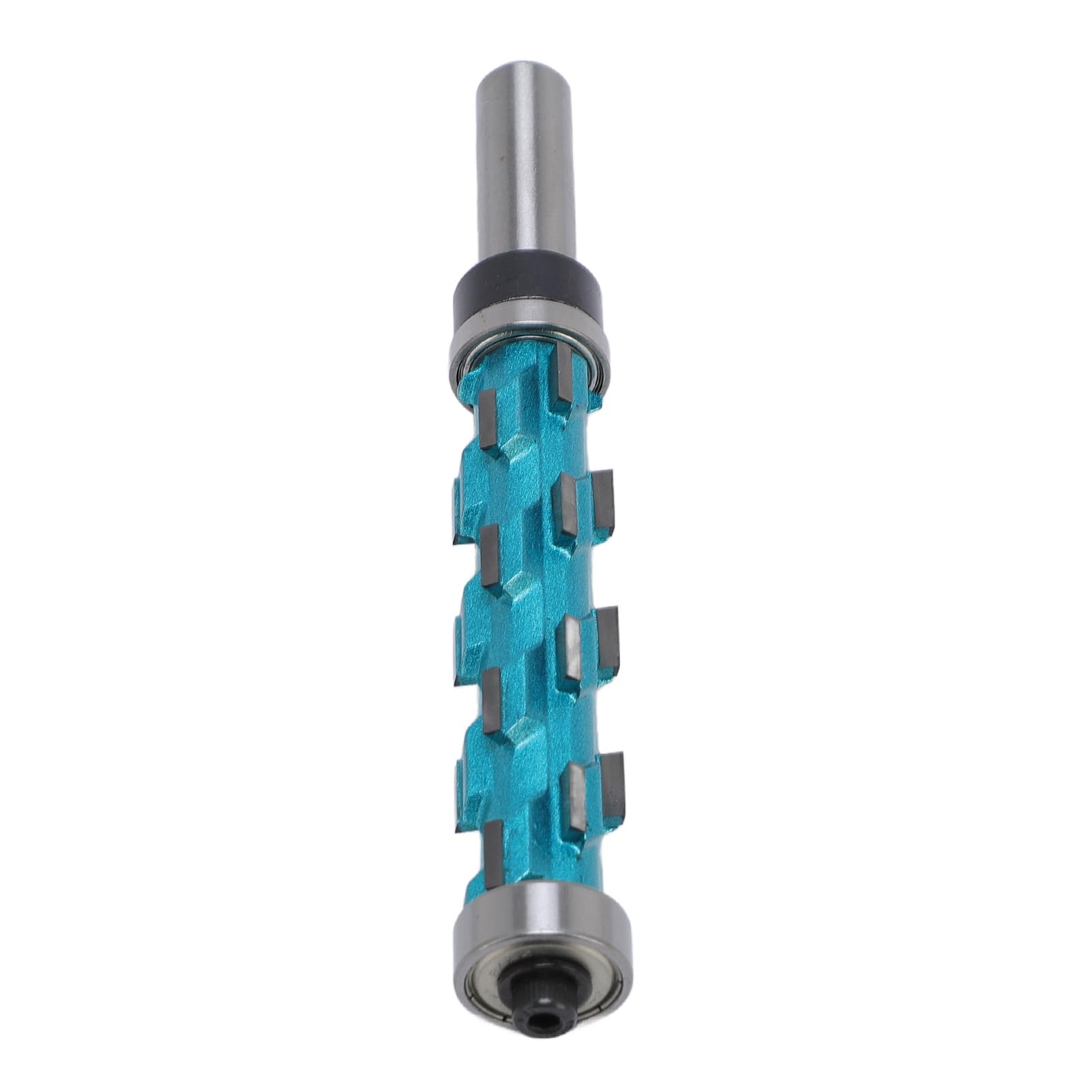 Fresa per Rifinitura a Filo, a Spirale, con Doppio Cuscinetto, Gambo 12 Mm, Accessori per Utensili Rifinitura per la Lavorazione del Legno per Artigiani Professionisti