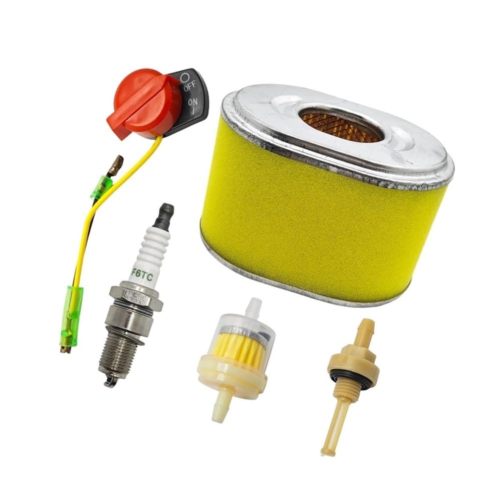 Kit air/carburant compatible GX200 avec alerte huile et bouton d'arrêt
