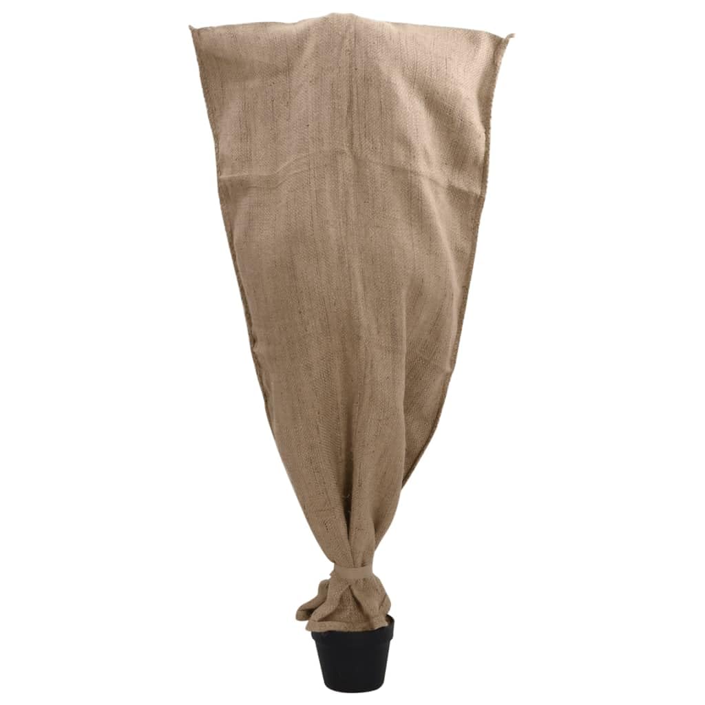 Brokky 155786 Sacchi di Iuta 10pz 65x135 cm 100% Iuta 340 gsm Sacco di Iuta Grande, Sacco di Patate, antigelo per Piante, svernamento, Sacco da Giardino, Sacchetto di Iuta Multifunzionale, Resistente