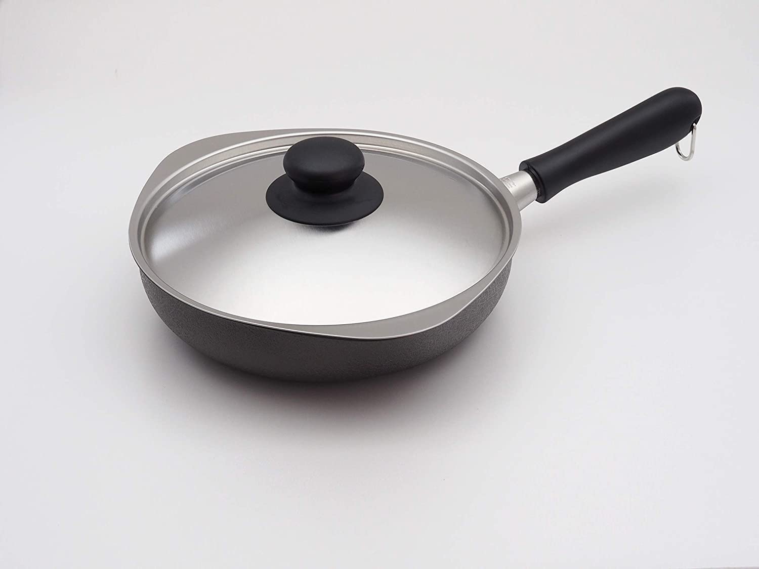 Made in Japan - Sori Yanagi Carbon Steel (Double Fiber & nitriding Treatment) Frying pan 22cm with lid