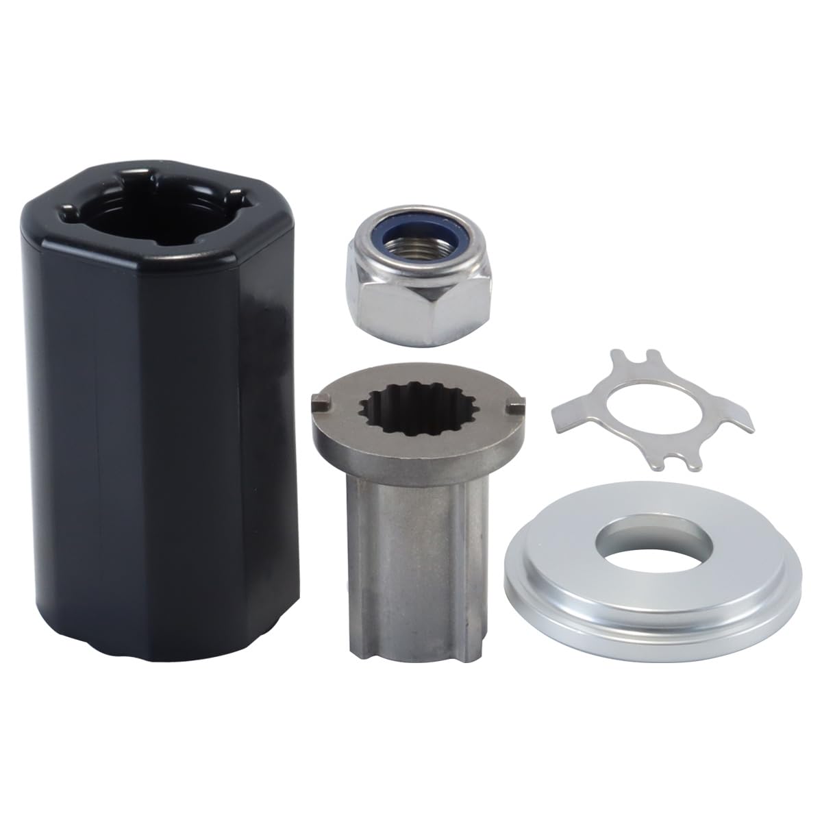 ACOLY A Set Outboard Motor Wheel Hub Kit for Flo Torq II,for Mercury 135-300 HP, Mercruiser Alpha, Bravo One, Mariner 40-60 HP CT, 835257K1 835257Q1