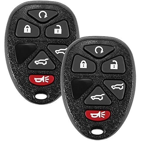 VOFONO Car Key Fob Keyless Entry Remote Fits Chevy Tahoe/ Suburban 2007-2014/ Cadillac Escalade 2007-2014/ GMC Yukon 2007-2014 OUC60270 OUC60221 1585784 15913427 Cover