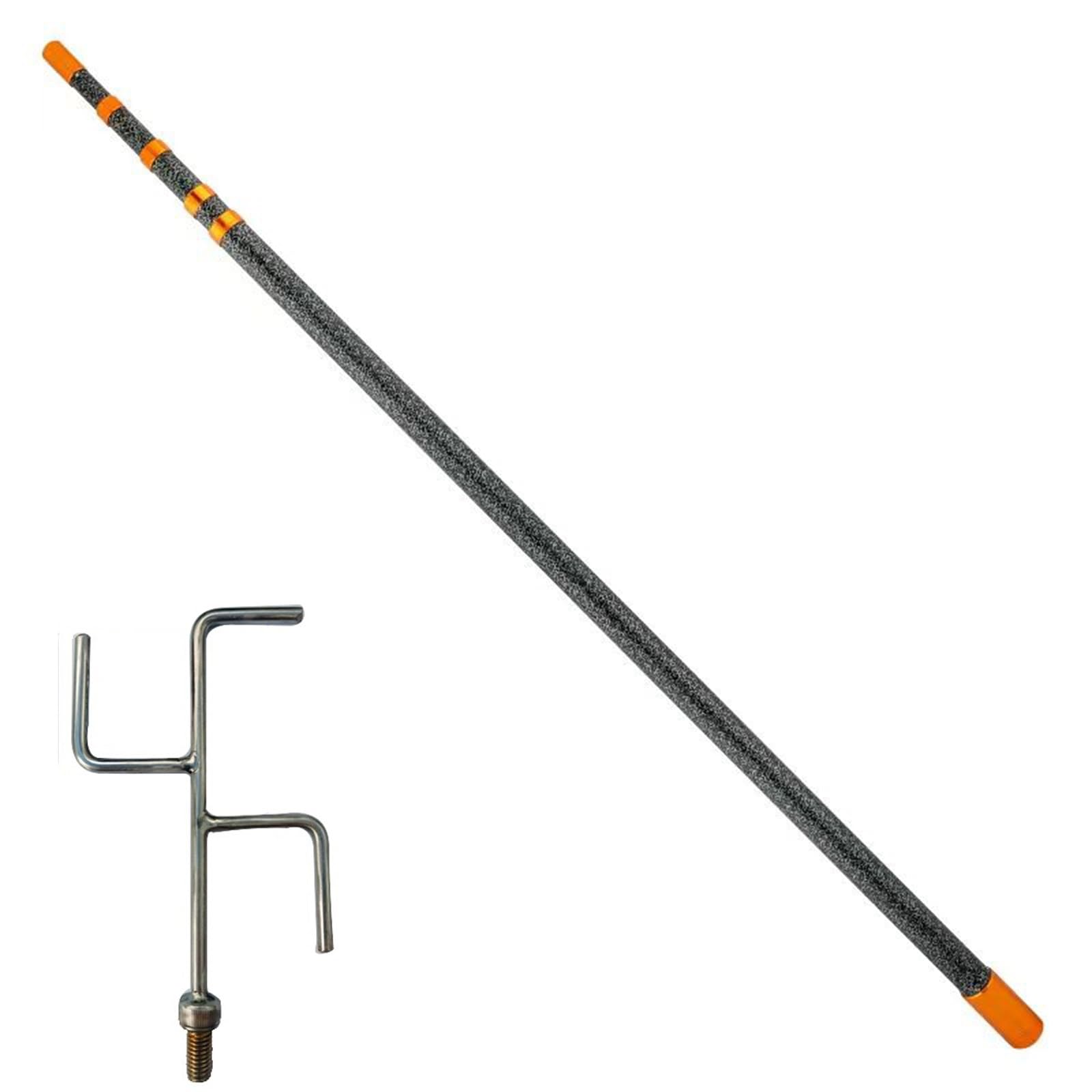 Palo de Soporte de Cable Aislado Poste telescópico Aislado con Gancho para Cables, Estructuras Ligeras de Soporte para Cables eléctricos, Resistencia a voltajes de 45 kV(Style 3,4m/13.1 ft)