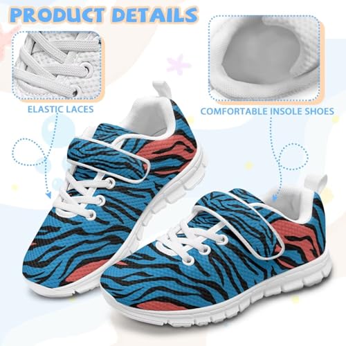 Animal Print Running Shoes Boys Girls Sneakers with Single Buckle Soft Comfort Lazy Shoes for Play Casual Wear Lightweight Kids Footwear3