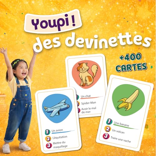 ZENAGAME Génération Mimes Jeu de société Jeu d'ambiance Famille Jeu de mimes pour Enfant et Adultes Jeu de Cartes dès - vue 2