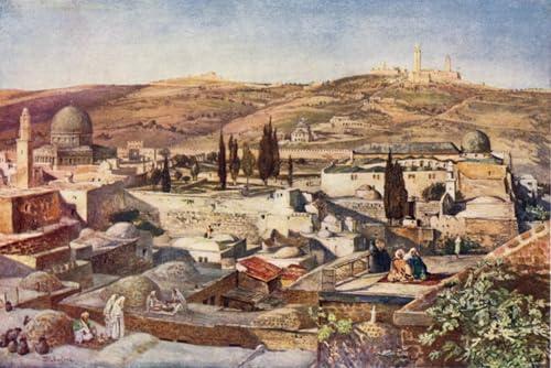Tableau mont des Oliviers 60x90cm pour habiller un grand mur vide avec de l'art vintage