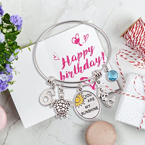Image of Silver /14k Gold Plated Birthday Bracelet, Natural Healing Crystal Bracelet Gifts for Her Birthday for Daughter Granddaughter Friends Mom Grandma Sister