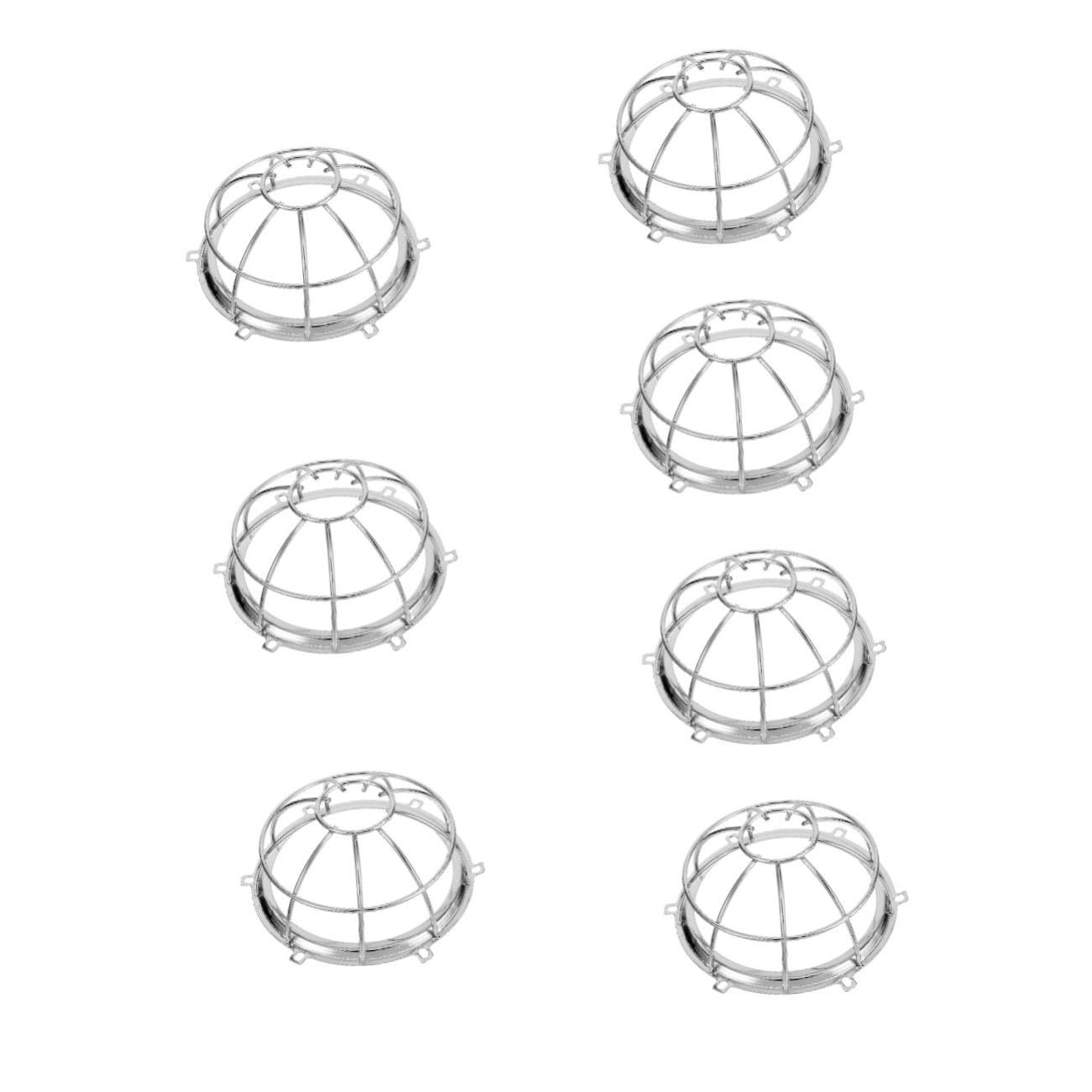 Anneome 7 Piezas Protectora de Metal para Detector de Humo y Sensor de Incendios Resistente Diseño Elegante y Fácil Instalación para Hogar Comercio y Hoteles