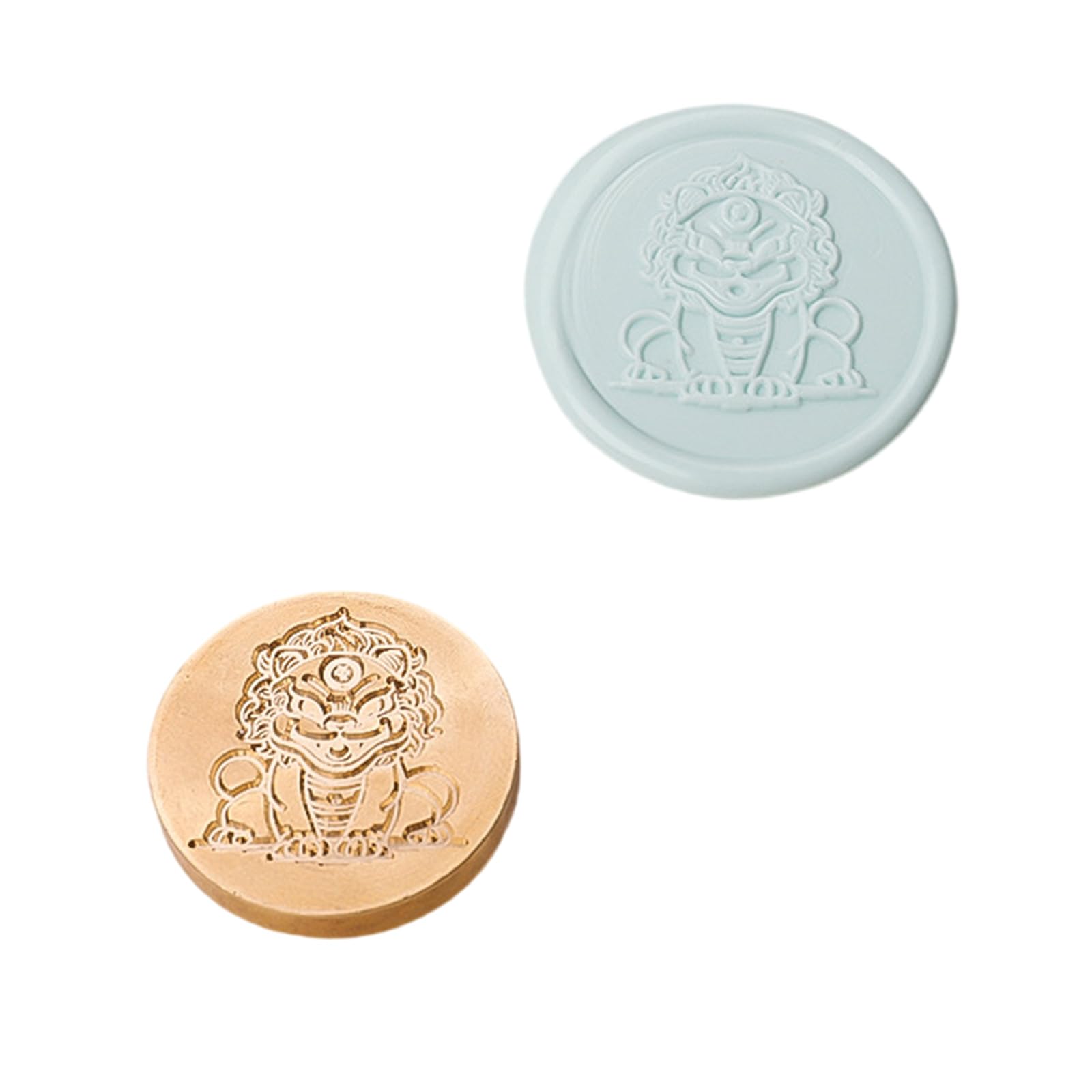 Kalttoy Antique Embossed Seal Stamp for Seal Envelope Invitations Wedding Christmas Metal Stamp Head for Scrapbooking Antique Sealing for Invitations